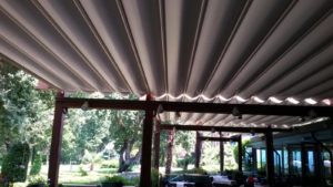 sostituzione del motore per pergola scorrevole in toscana RIF: SE48