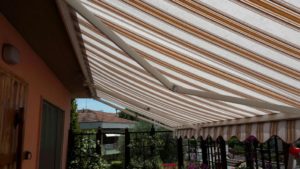 cambio telo per tenda bracci a righe RIF: TS104