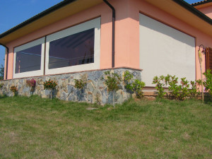 chiusure laterali con finestre cristall RIF: SE71