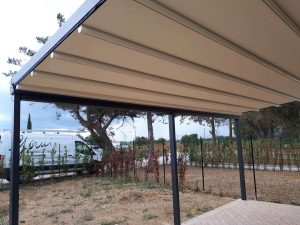 pergola addossata 6x4 metri a livorno