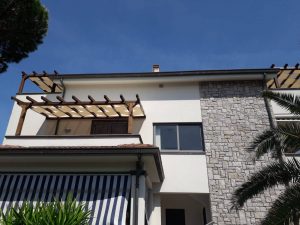 teli intrecciati per copertura pergolati in legno a san vincenzo